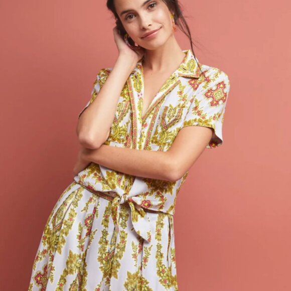 ⭐️Echarpe Button Down Chic Girly Hipster Hippie Paisley Boho Bohemian Classy Top - Picture 5 of 9